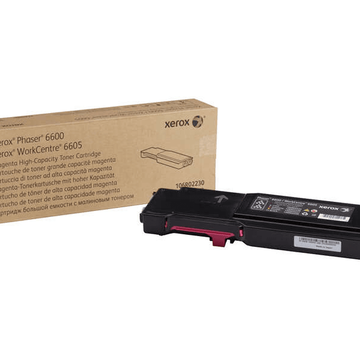 Xerox Phaser 6600/WorkCentre 6605 Magenta Cartucho de Toner Original - 106R02230 1