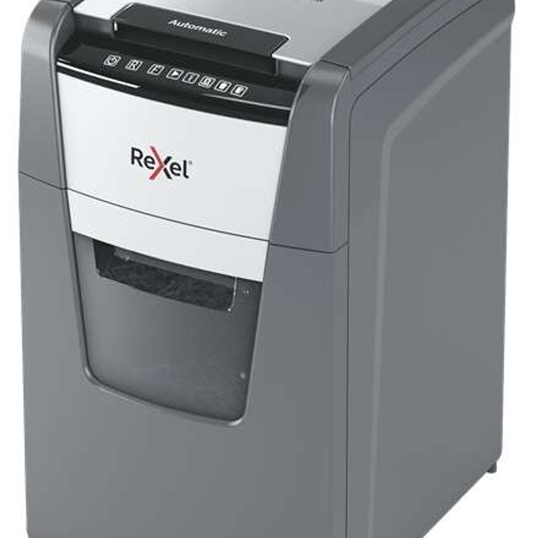 Rexel Optimum AutoFeed 130M Destructora Automatica de Corte en Particulas - Papelera de 44L - Alimentacion Automatica hasta 130 hojas - Tecnologia Ant 1