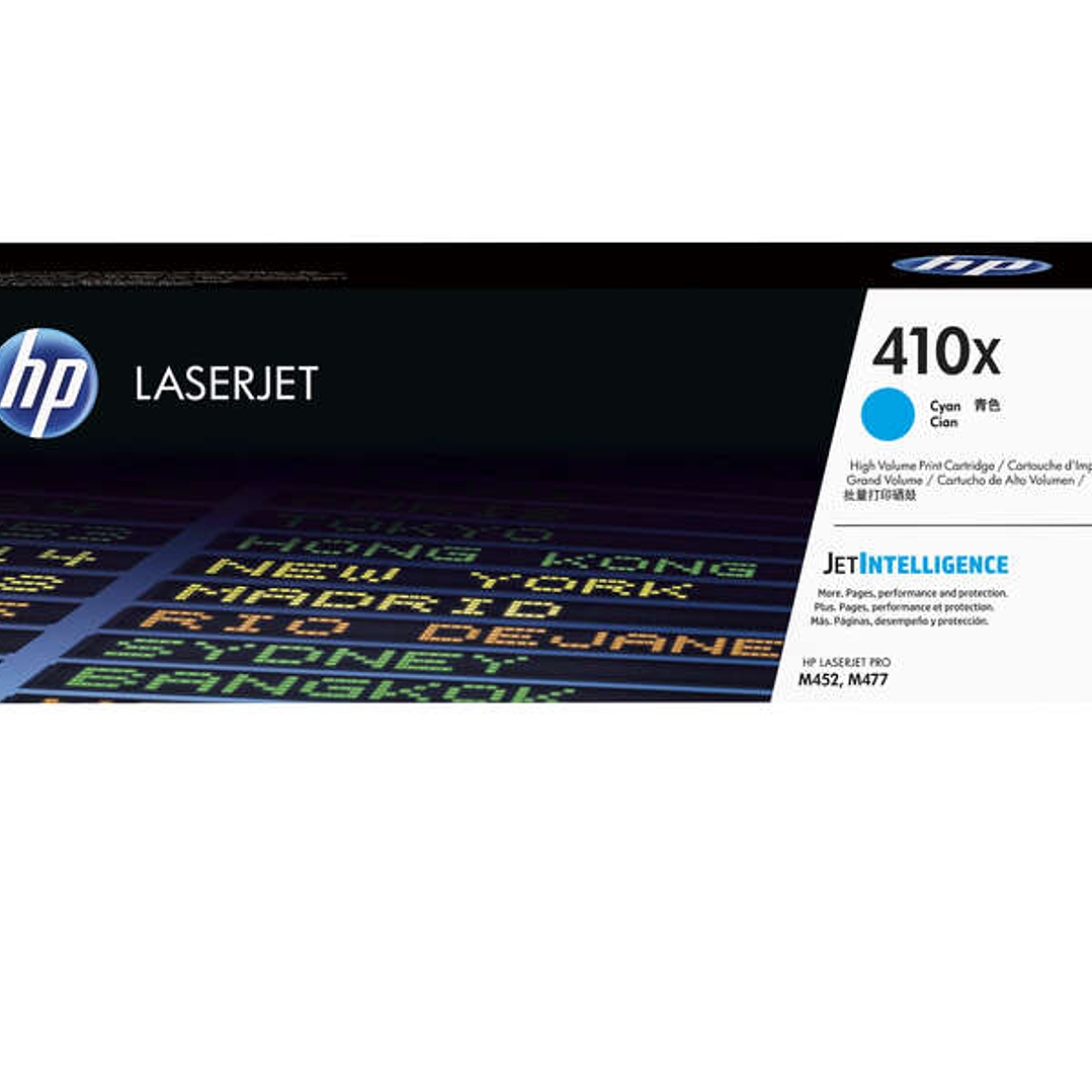 HP CF411X Cyan Cartucho de Toner Original - 410X 1