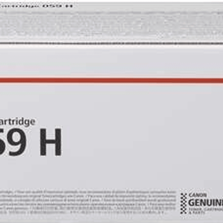 Canon 059H Amarillo Cartucho de Toner Original - 3624C001 1