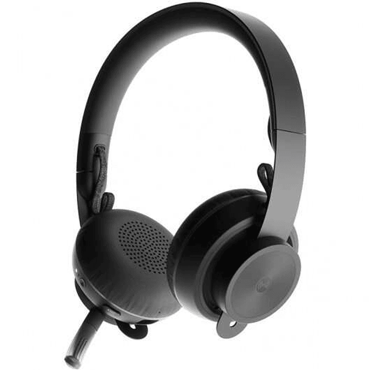 Logitech Zone Wireless MS Teams Auriculares Bluetooth con Microfono - Autonomia hasta 16h - Diadema Ajustable - Almohadillas Acolchadas - Controles en 1