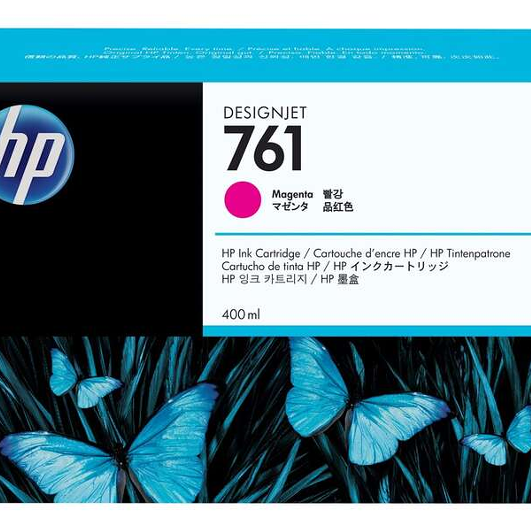 HP 761 Magenta Cartucho de Tinta Original - CM993A 1