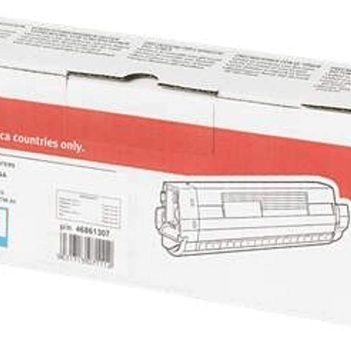 OKI C834/C844 Cyan Cartucho de Toner Original - 46861307 1