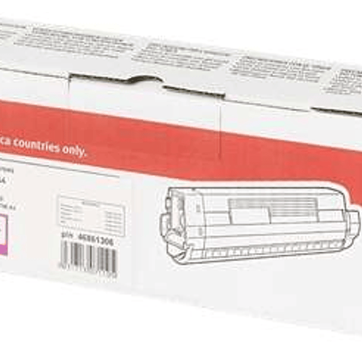 OKI C834/C844 Magenta Cartucho de Toner Original - 46861306 1