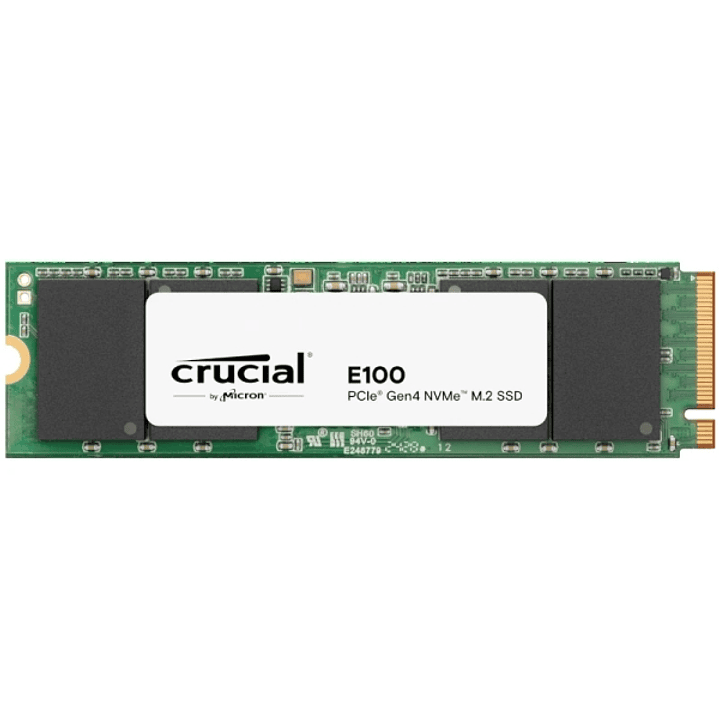 Crucial E100 Disco Duro Solido SSD 1TB M2 2280 PCIe NVMe 4.0 x4 1