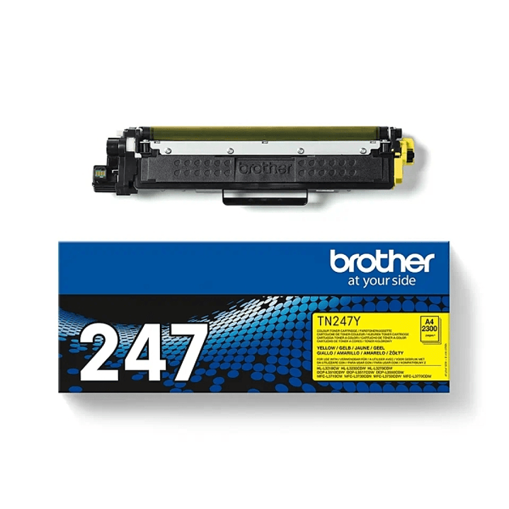 Brother TN247 Amarillo Cartucho de Toner Original - TN247Y 1