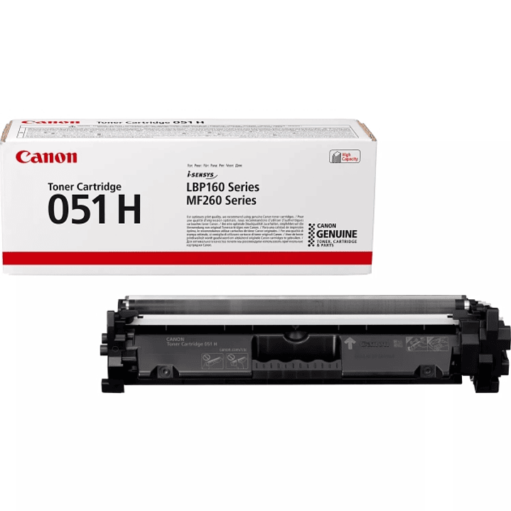 Canon 051H Negro Cartucho de Toner Original - 2169C002 1