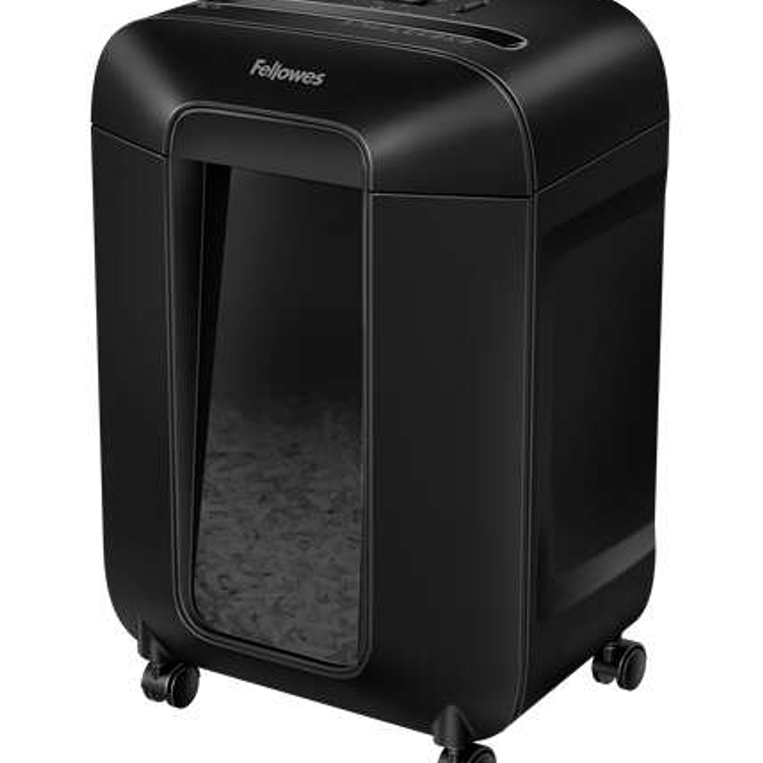 Fellowes LX85 Destructora de Papel Manual Corte en Particulas P-4 - Destruye hasta 12 Hojas - Papelera de 19L - Color Negro 1