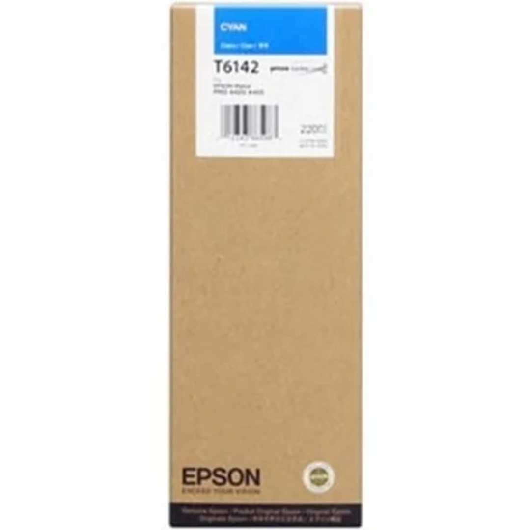 Epson T6142 Cyan Cartucho de Tinta Original - C13T614200 1