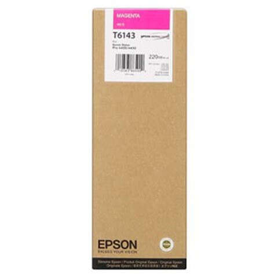 Epson T6143 Magenta Cartucho de Tinta Original - C13T614300 1