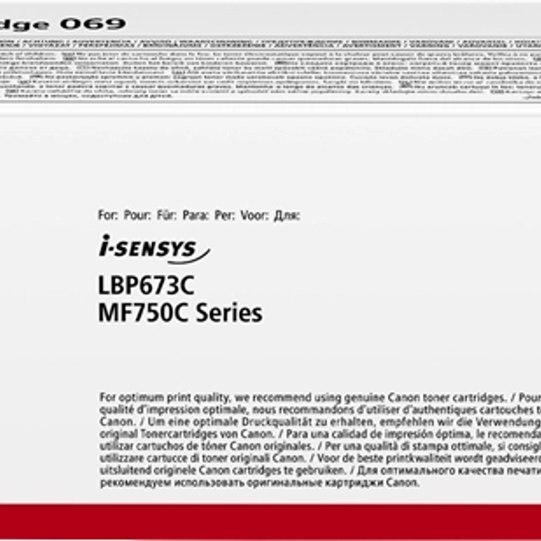 Canon 069 Cyan Cartucho de Toner Original - 5093C002 1