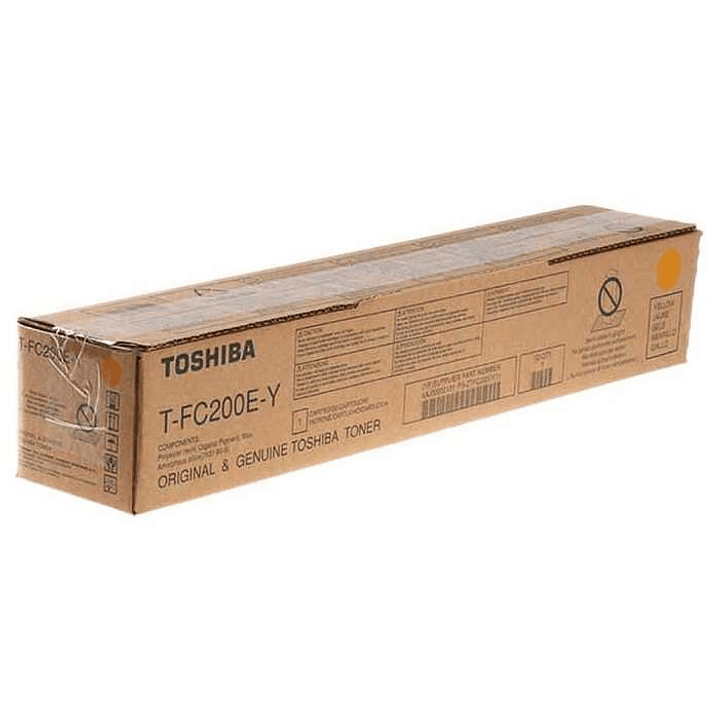 Toshiba T-FC200EY Amarillo Cartucho de Toner Original - 6AJ00000262/6AJ00000198/6AJ00000131 1