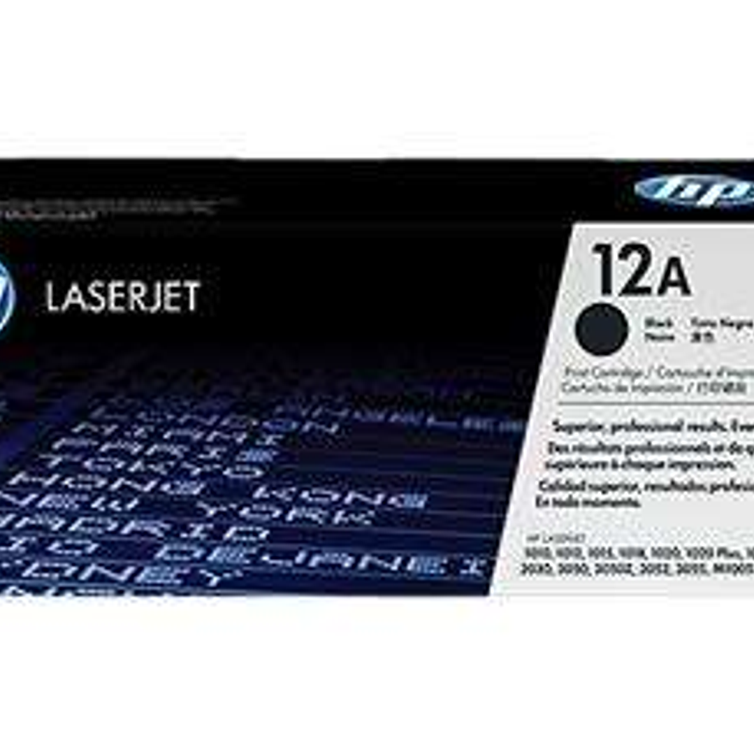 HP Q2612A Negro Cartucho de Toner Original - 12A 1