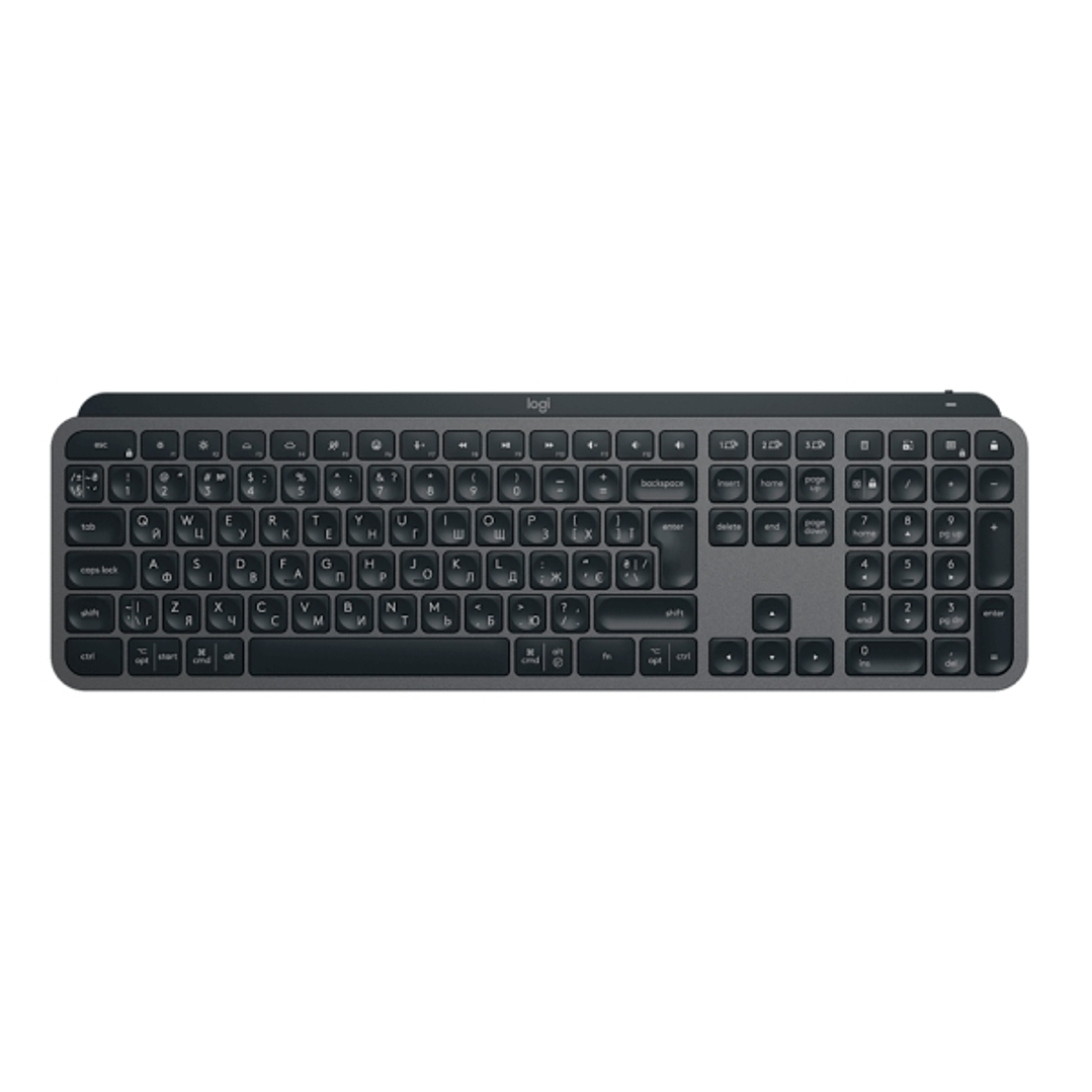 Logitech MX Keys S Teclado Inalambrico Retroiluminado - Iluminacion Inteligente con Sensor de Proximidad - Conectividad Bluetooth y Logi Bolt - Multi  1