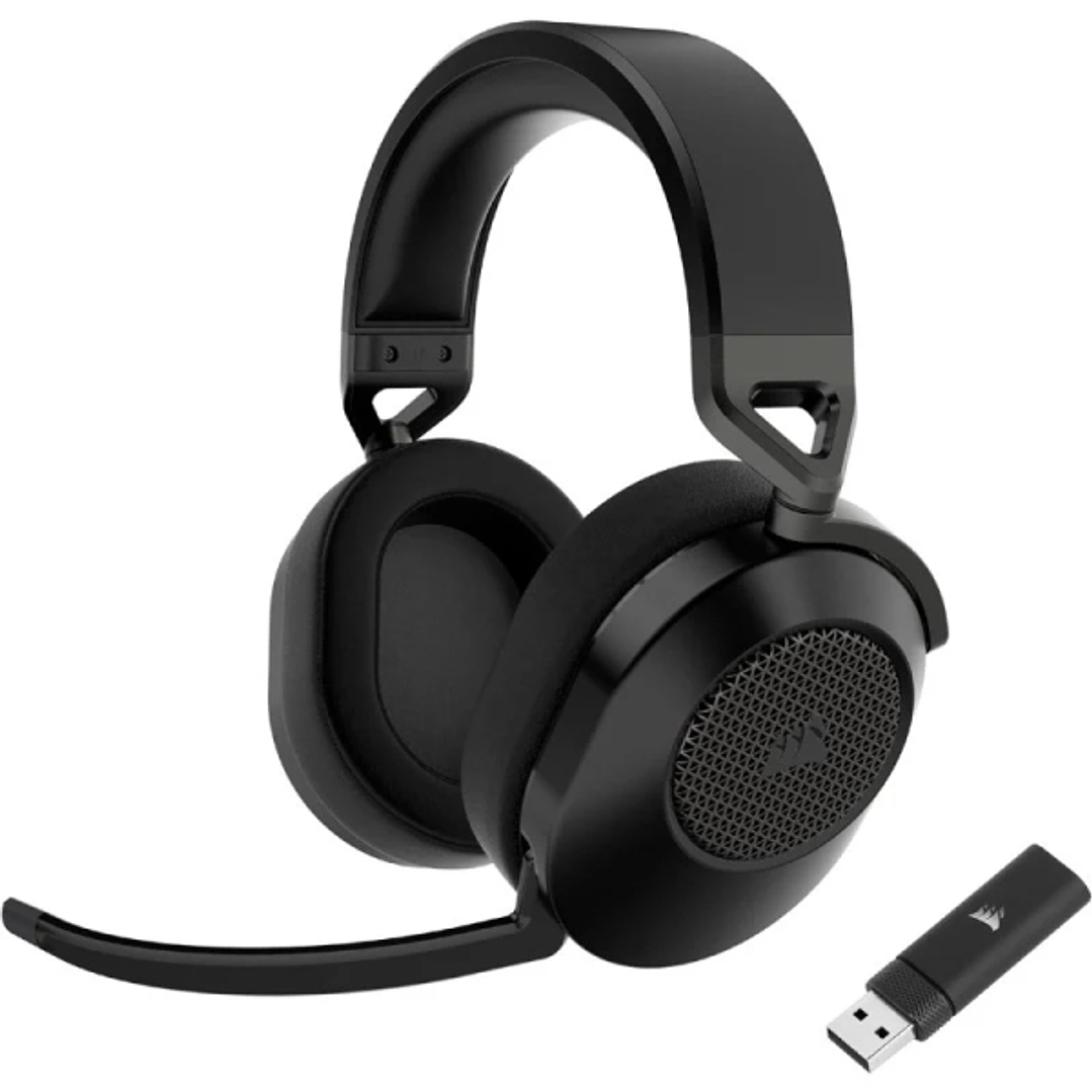 Corsair HS65 Wireless V2 Auriculares Gaming Inalambricos con Microfono - Conectividad Bluetooth 5.4 e Inalmabrica 2.4Ghz - Sonido Inmersivo 7.1 - Auto 1