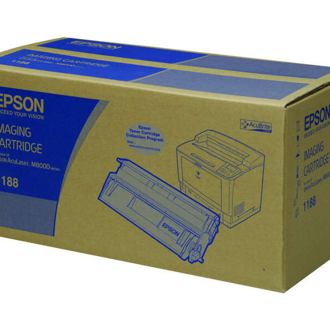 Epson Aculaser M8000 Negro Cartucho de Toner Original - C13S051188 1