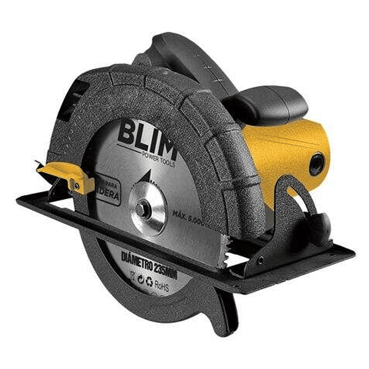 Blim Sierra Circular 235mm - Potencia 2200W - Velocidad 5000rpm - Empuñadura Ergonomica - Cubierta de Seguridad 1