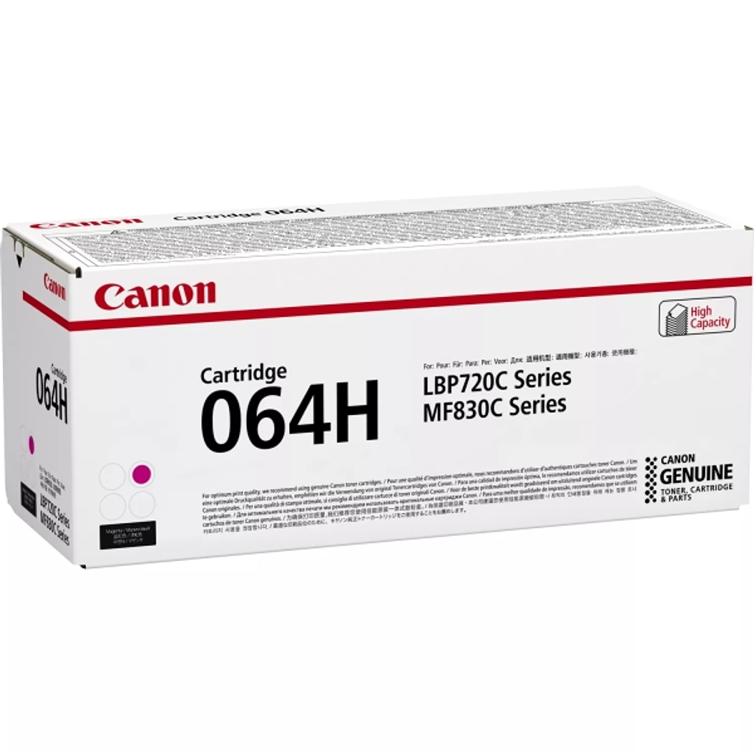 Canon 064H Magenta Cartucho de Toner Original - 4934C001 1