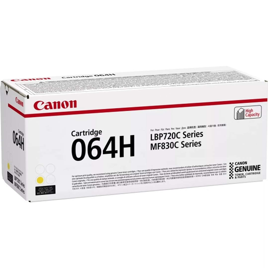 Canon 064H Amarillo Cartucho de Toner Original - 4932C001 1