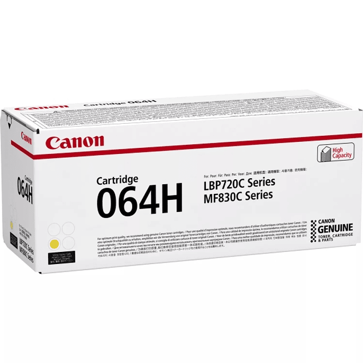 Canon 064H Amarillo Cartucho de Toner Original - 4932C001 1