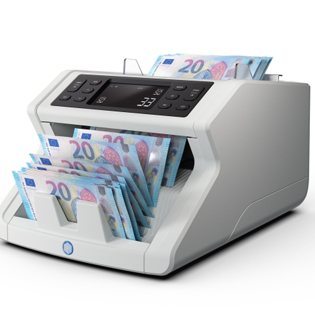 Safescan 2250 (G2) Contadora de Billetes - Capacidad hasta 300 Billetes - 1000 Billetes por Minuto - Deteccion de Billetes Falsos 1