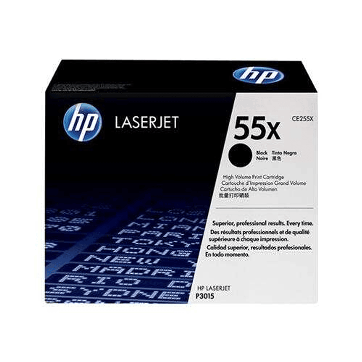 HP CE255X Negro Cartucho de Toner Original - 55X 1