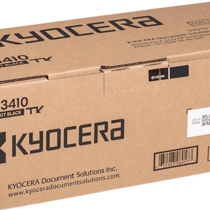 Kyocera TK3410 Negro Cartucho de Toner Original - 1T0C0X0NL0 1