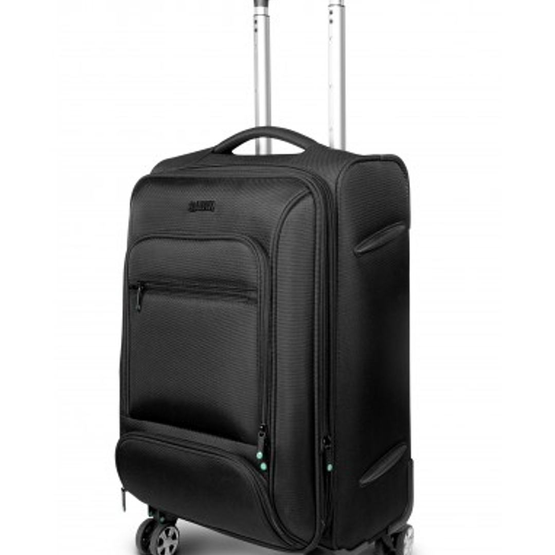 Urban Factory Mixee Maleta 4 Ruedas - Asa Telescopica Vertical y Asa Horizontal - Compartimento para Portatiles hasta 17.3