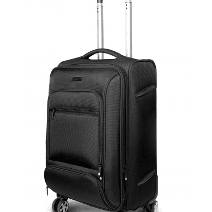 Urban Factory Mixee Maleta 4 Ruedas - Asa Telescopica Vertical y Asa Horizontal - Compartimento para Portatiles hasta 17.3