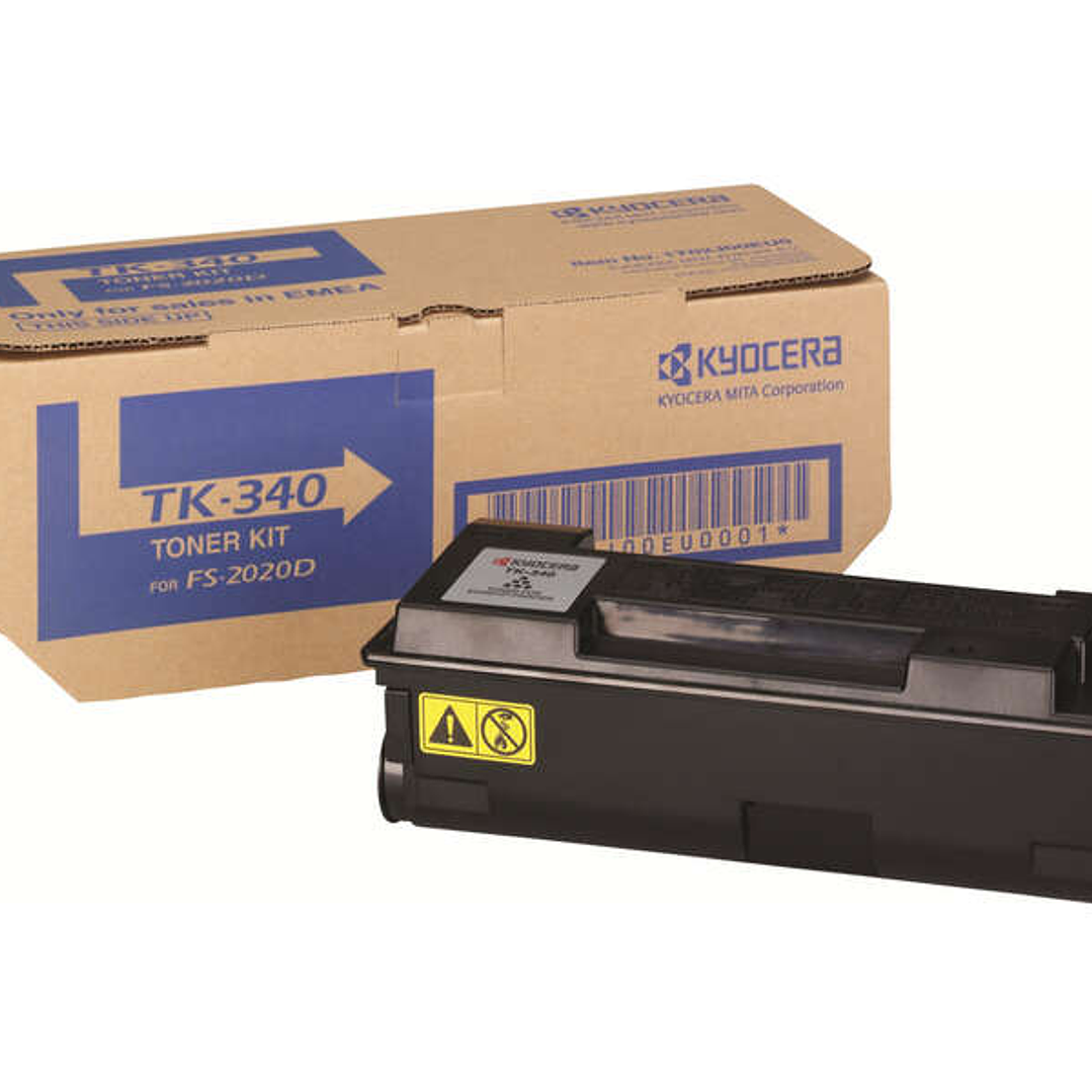 Kyocera TK340 Negro Cartucho de Toner Original - 1T02J00EUC 1