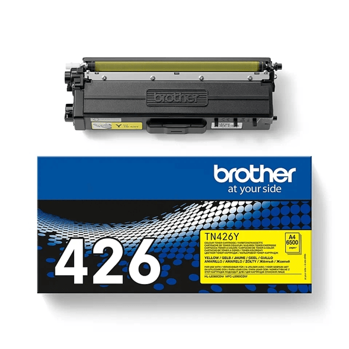 Brother TN426 Amarillo Cartucho de Toner Original - TN426Y 1