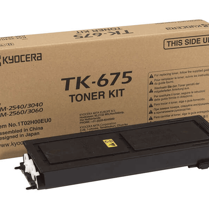 Kyocera TK675 Negro Cartucho de Toner Original - 1T02H00EU0 1