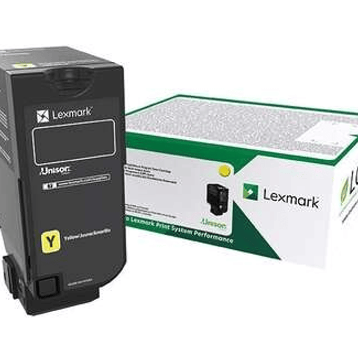 Lexmark CS727/CS728/CX727 Amarillo Cartucho de Toner Original - 75B20Y0 1