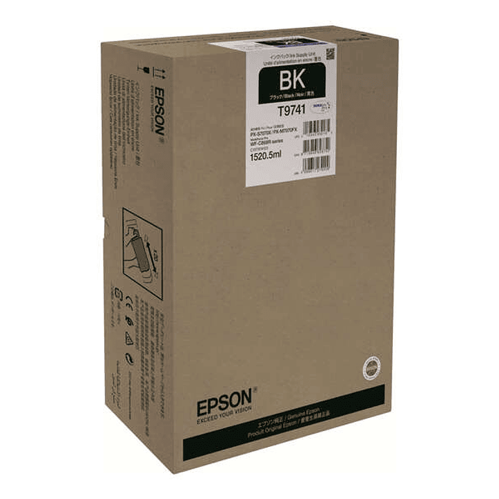 Epson T9741 Negro Cartucho de Tinta Original - C13T974100 1