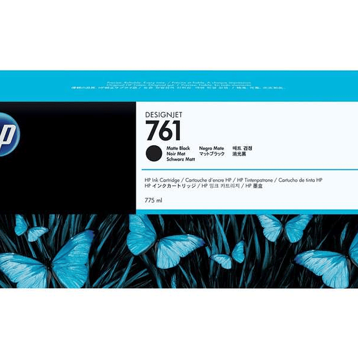 HP 761 Negro Mate Cartucho de Tinta Original - CM997A 1