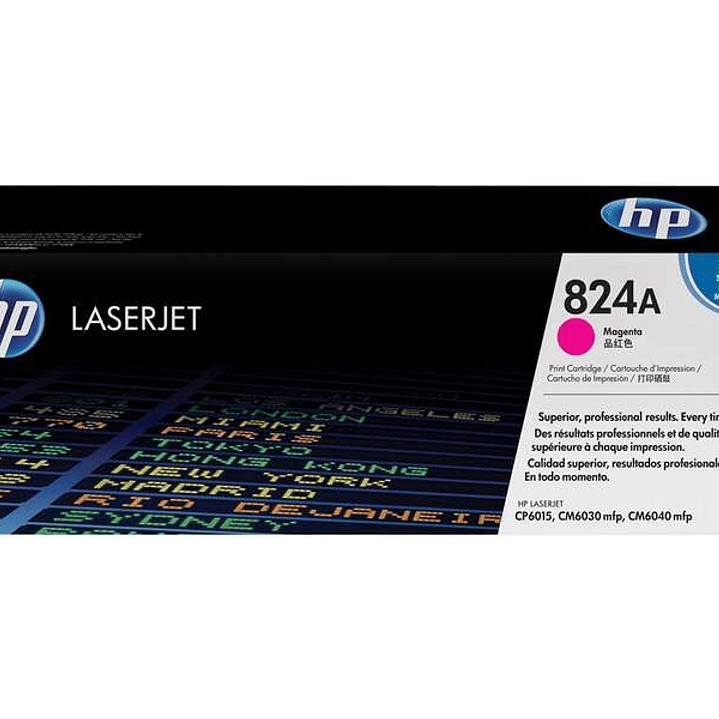 HP CB383A Magenta Cartucho de Toner Original - 824A 1