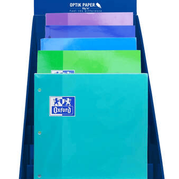 Oxford School Recambio Color1 - Encolado 5x5 - Colores Frios - Ideal para Estudiantes 1