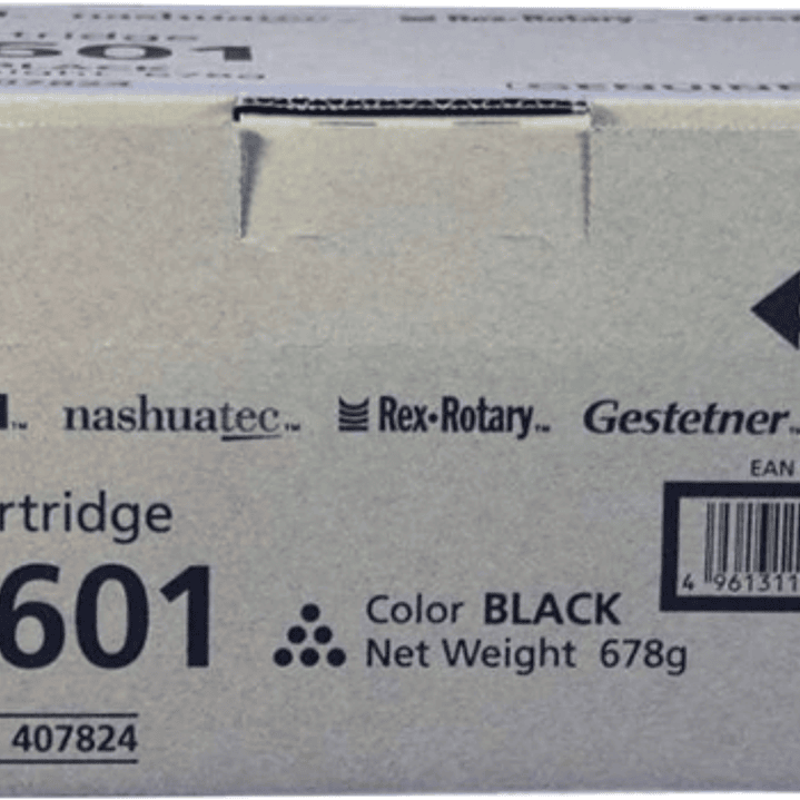 Ricoh Aficio MP501/MP601 Negro Cartucho de Toner Original - 407824 1