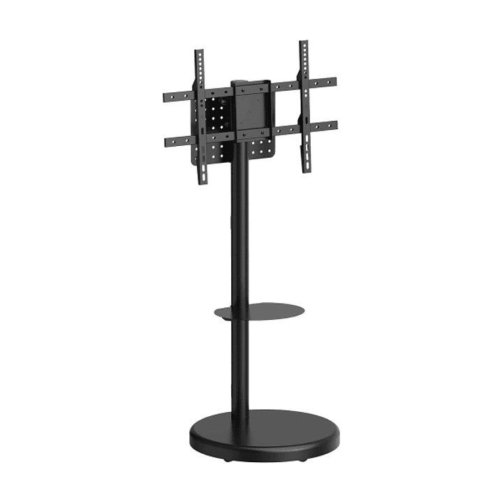 Aisens Soporte de Suelo con Rueda - Bandeja para DVD para Monitor/TV 50kg de 37-86 - Color Negro 1