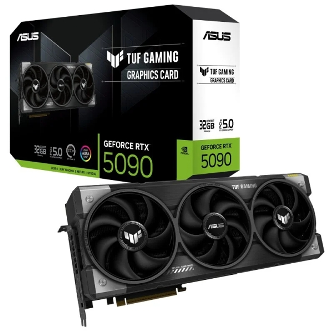 Asus GeForce TUF Gaming RTX 5090 Tarjeta Grafica 32GB GDDR7 Reflex 2 RTX AI DLSS4 1