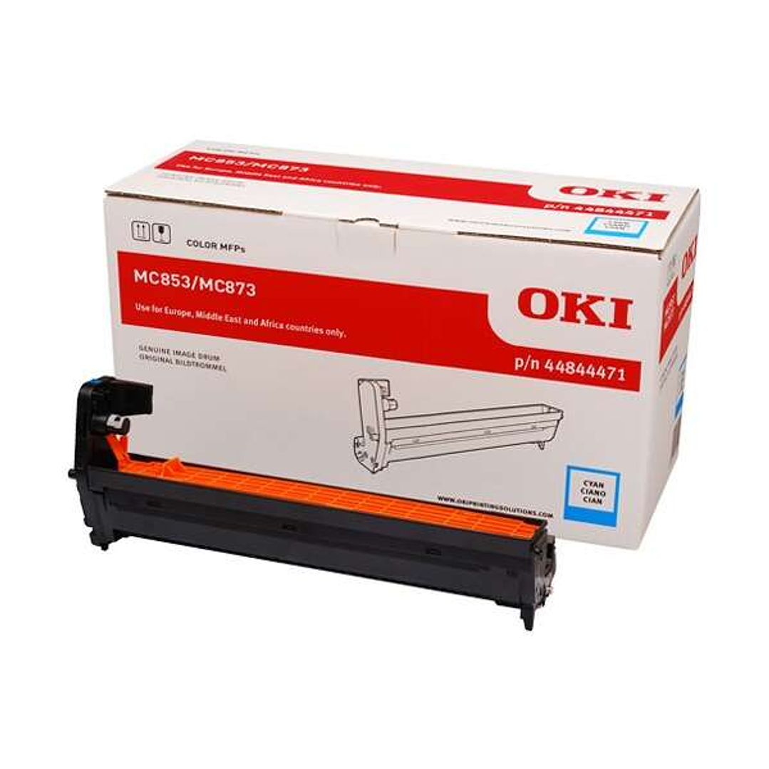 OKI MC853/MC873/MC883 Cyan Tambor de Imagen Original - 44844471 (Drum) 1