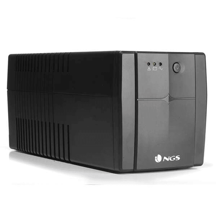 NGS Fortress 1500 V2 SAI 1200VA UPS 720W - Tecnologia Off Line - Funcion AVR - 4x Schukos - Proteccion Sobrecargas y Cortocircuitos 1