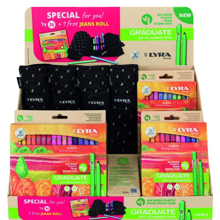 Lyra Graduate Art Tip Expositor de Rotuladores de Colores - Colores Surtidos 1