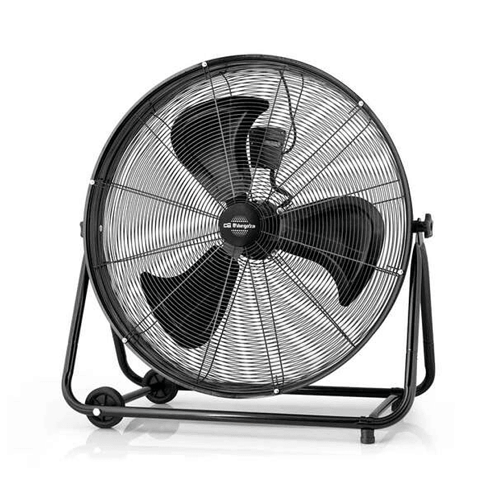 Orbegozo PWT 3061 Ventilador Industrial con Aspas de 60cm y 3 Velocidades - Base Estable - Rejilla de Proteccion y Ruedas para Transporte - Potencia d 1