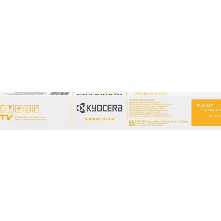 Kyocera TK8455 Amarillo Cartucho de Toner Original - 1T0C2MANL0/TK8455Y 1