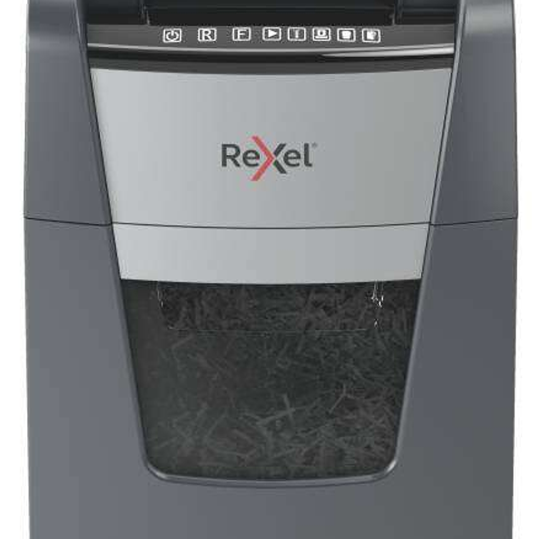 Rexel Optimum Autofeed 150M Destructora Automatica de Microcorte - Alimentacion Automatica de Hasta 150 Hojas A4 - Clasificacion de Seguridad P-5 - Ne 1