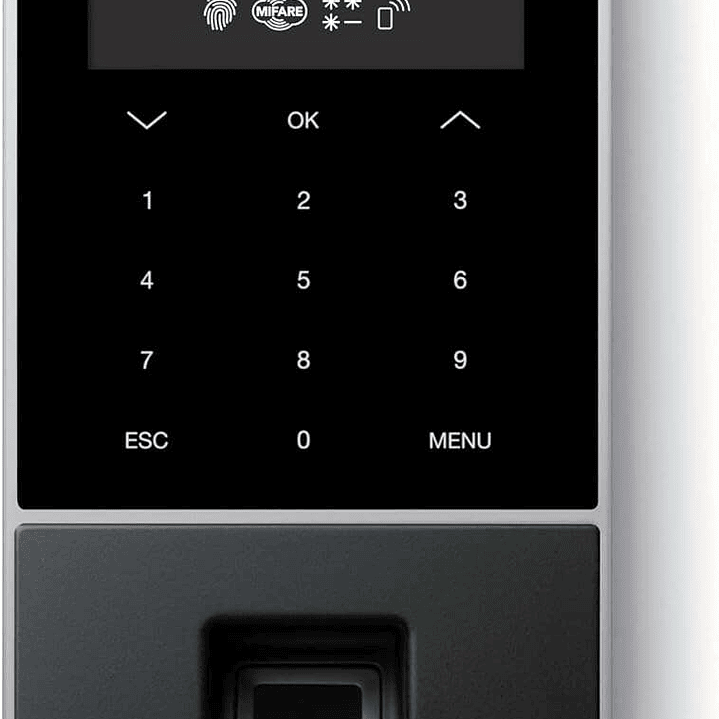 Timemoto TM-828 SC Terminal de Fichar - Lector de Huella de 500 PPP - RFID/Llavero RFID - Pin - Tarjetas Inteligentes - Gestion Completa - Tecnologia  1