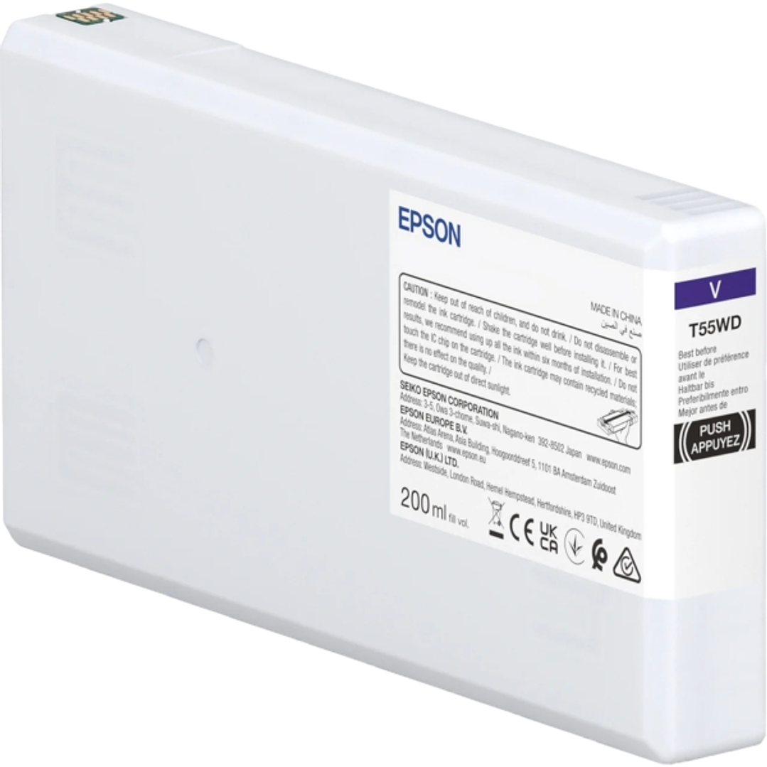 Epson T55WD Violeta Cartucho de Tinta Original - C13T55WD00 1
