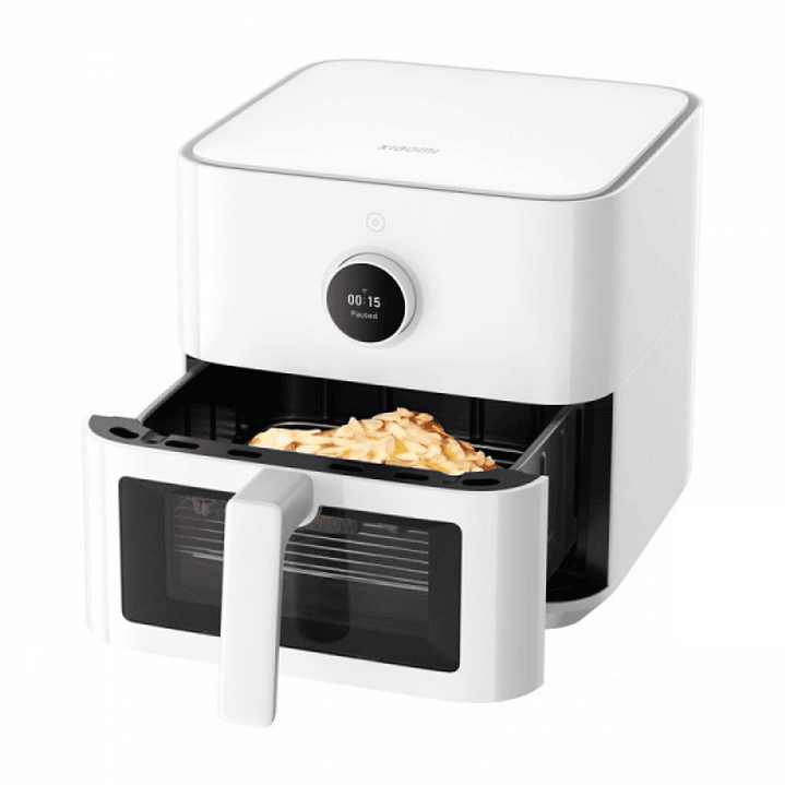 Xiaomi Smart Air Fryer Freidora sin Aceite 5.5L 1600W - Ajuste de Temperatura - 12 Recetas Incorporadas - Control por Voz - Color Blanco 1