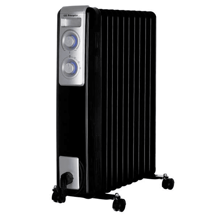 Orbegozo RN-2500 Radiador de Aceite Potente y Moderno - Potencia Maxima 2500W - 11 Elementos Calorificos - 3 Potencias de Calor - Termostato Regulable 1